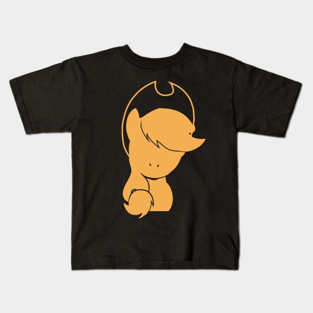 Applejack Kids T-Shirt by TheOnlyWolf100